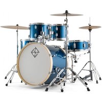 Dixon Drums Spark 22 5pc Drum Set Ocean Blue Sparkle