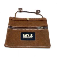 Tackle Waxed Canvas Gig Pouch Brown