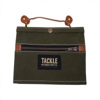 Tackle Waxed Canvas Gig Pouch Forest Green