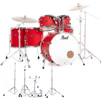 Pearl Decade Maple 22 6pc Drum Kit w/Hardware Matte Racing Red