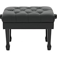 Deluxe Hydraulic Piano Stool by Gear4music Gloss Black