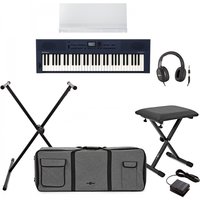 Roland GO:KEYS 3 Keyboard Midnight Blue Bundle
