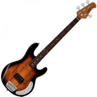 Sterling Stingray RAY34 Spalted Maple Top 3-Tone Sunburst