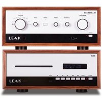 LEAK STEREO 130 Integrated Amp & CD Transport Hi-Fi Package Walnut