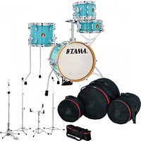 Tama Club-JAM 14" Flyer Gig Pack with Hardware and Bags Candy Aqua Blue