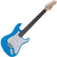 3/4 LA Electric Guitar by Gear4music Blue