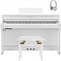 Yamaha CLP 835 Digital Piano Package Satin White