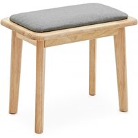 Contemporary Piano Stool by Gear4music Light Oak
