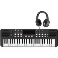 VISIONKEY-2 49 Key Portable Keyboard Black Headphones Pack