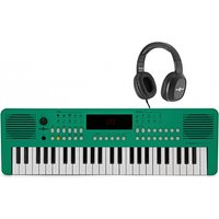 VISIONKEY-2 49 Key Portable Keyboard Green Headphones Pack