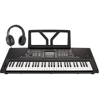 K3 61-Note Keyboard by Gear4music Headphone Pack