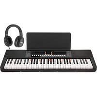 K1+ 61-Note Key-Lighting Keyboard with Bluetooth by Gear4music Headphone Pack