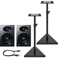 Alesis Elevate 4 Studio Monitor Pair with Studio Monitor Stands