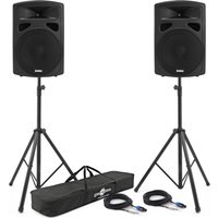 SubZero 800W 10" Passive PA Speaker Bundle