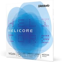 DAddario Helicore Violin String Set 4/4 Size Medium