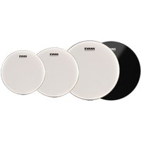 Evans UV1 Fusion Tom Pack 10" 12" 14" & Hydraulic Black Snare 14"