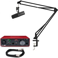 Focusrite Scarlett Solo (3rd Gen) with Shure SM7B