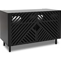 AVCOM Small TV Cabinet Black Custom Bundle