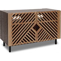 AVCOM Small TV Cabinet Walnut Custom Bundle