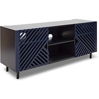 AVCOM Large TV Cabinet Black Custom Bundle