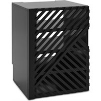 AVCOM Hi-Fi Cabinet 4 Shelf Black Custom Bundle