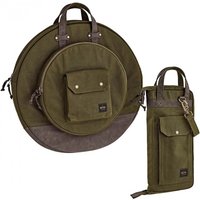 Meinl Canvas Collection Cymbal & Stick Bag Bundle Forest Green