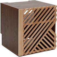 AVCOM Short Hi-Fi Cabinet Walnut Custom Bundle