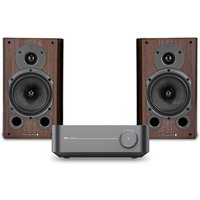 WiiM Amp Space Grey & Wharfedale Diamond 9.1 Walnut Hi-Fi Bundle