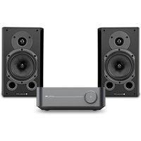 WiiM Amp Space Grey & Wharfedale Diamond 9.1 Carbon Fibre Hi-Fi Bundle