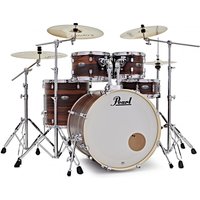 Pearl Decade Maple Pro Drum Kit w/Sabian XSRs Matte Dark Walnut