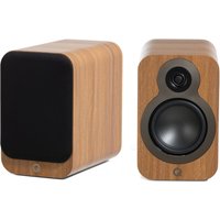 Q Acoustics 3020c Bookshelf Speakers (Pair) Pin Oak