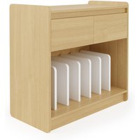 Alphason Oslo Plus Turntable Stand Light Oak