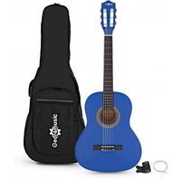 3/4 Classical Guitar Pack Blue by Gear4music