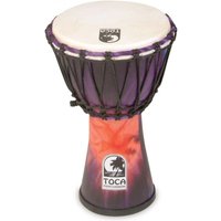 Toca 7" Djembe Freestyle Rope Tuned Woodstock Purple