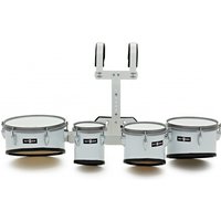 Premier NXT GEN Marching Quad Multi-Tenor Set - 6/8/10/12 White