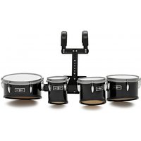 Premier NXT GEN Marching Quad Multi-Tenor Set - 6/8/10/12 Black