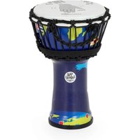 Percussion Plus Slap Djembe Rope Tuned 7 inch World Map