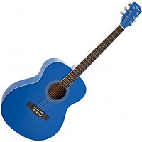 Student Acoustic Guitar by Gear4music Blue