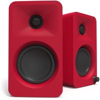 Kanto Ora Powered Reference Desktop Speakers with Bluetooth Matte Red