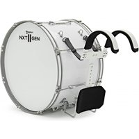 Premier NXT GEN Marching 26" x 14" Bass Drum White