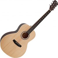 Parlour Acoustic Guitar by Gear4music Natural