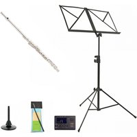 Trevor James TJ10XP Student Flute Silver Riser and Lip Package