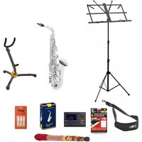 Yamaha YAS280 Student Alto Saxophone Silver Package