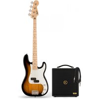 Squier Sonic Precision Bass MN 2 Color Sunburst & Eden Orbiter 8 Bass Combo Amp