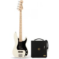 Squier Affinity Precision Bass PJ MN Olympic White & Eden Orbiter 8 Bass Combo Amp