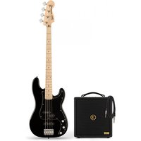 Squier Affinity Precision Bass PJ MN Black & Eden Orbiter 8 Bass Combo Amp