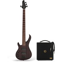 G4M 878 Left Hand Bass Guitar Walnut Stain & Eden Orbiter 8 Combo