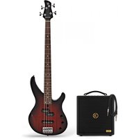 Yamaha TRBX174 Bass Old Violin Sunburst & Eden Orbiter 8 Combo Amp