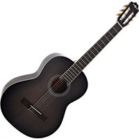 Deluxe Classical Guitar by Gear4music Trans Black