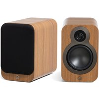 Q Acoustics 3030c Bookshelf Speakers (Pair) Pin Oak